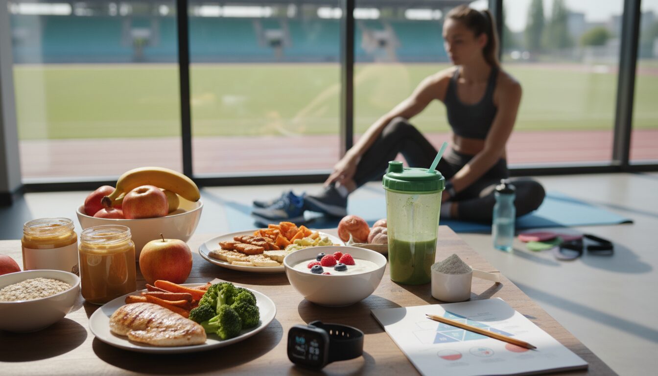 Editorial photograph for article about: The Complete Nutrition for Athletes Guide: Performance Foods, Timing & Recovery