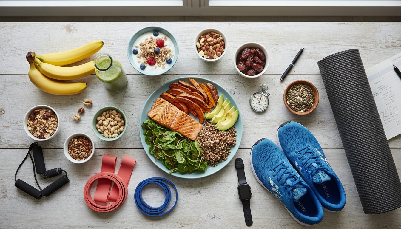 Editorial photograph for article about: The Complete Nutrition for Athletes Guide: Performance Foods, Timing & Recovery