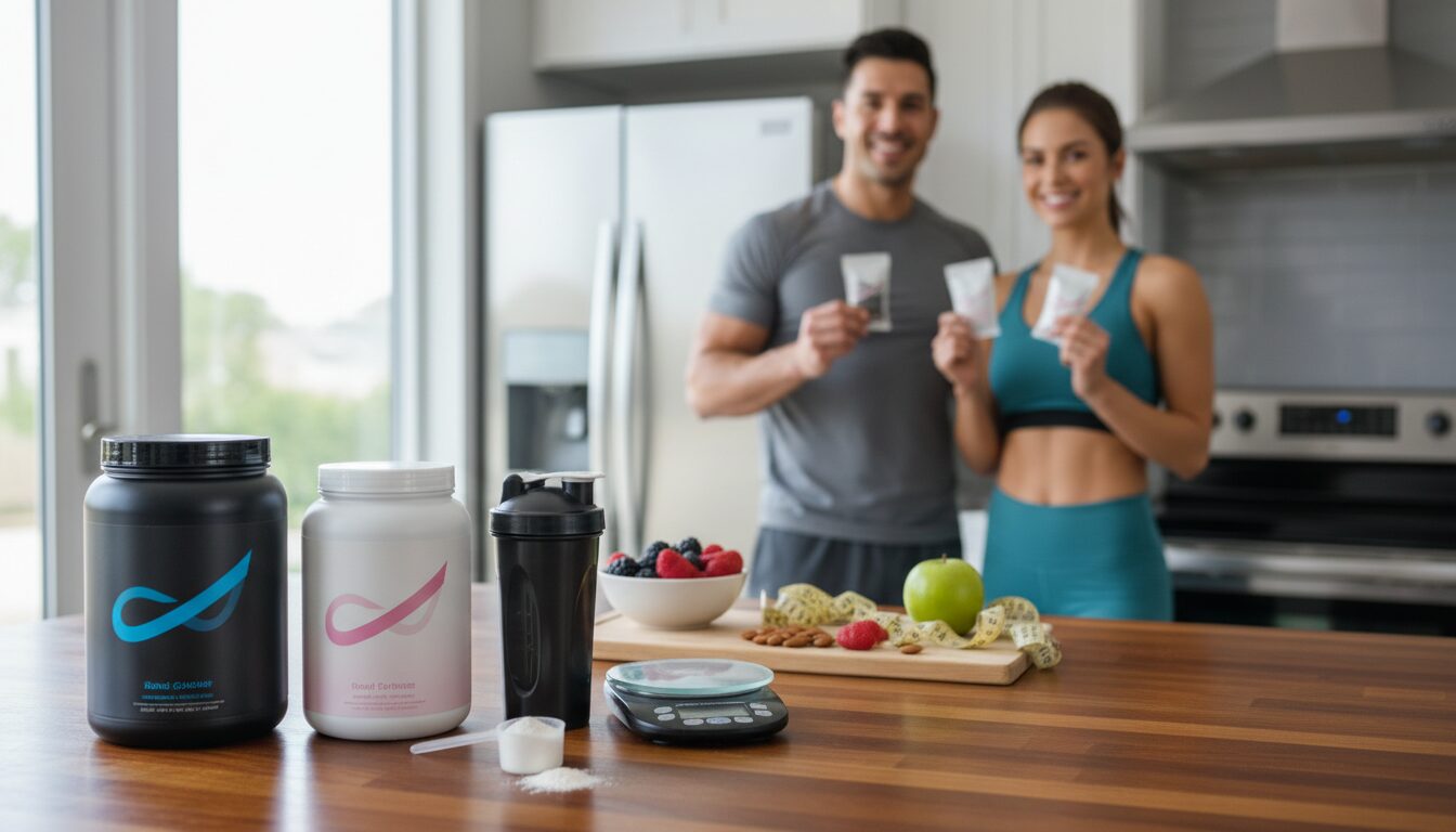 Editorial photograph for article about: Weight Loss Protein Supplements: Complete Guide for Men and Women